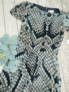 Jessica Simpson Anaconda Snake Print Dress